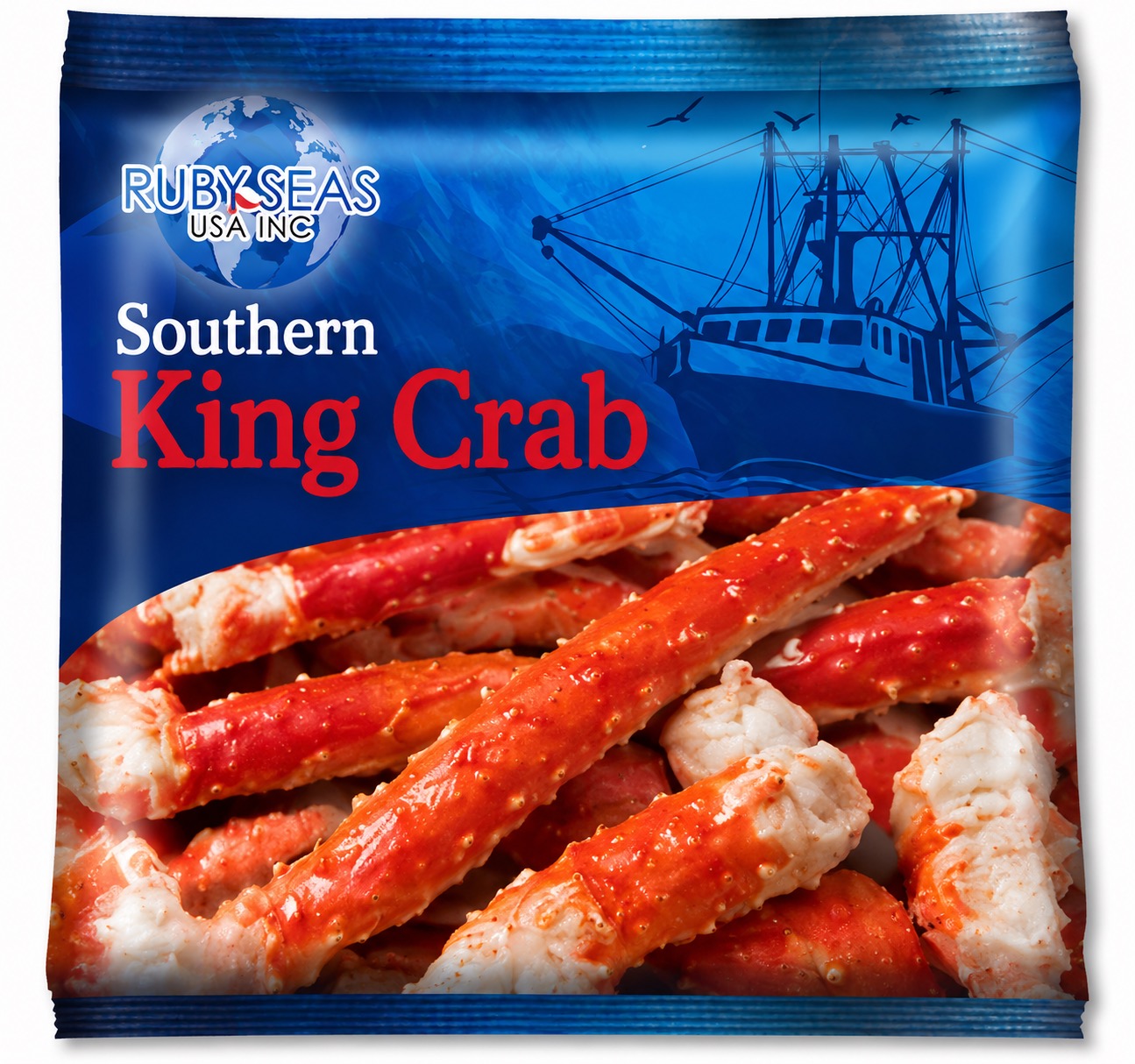 Ruby Seas Southern King Crab retail package